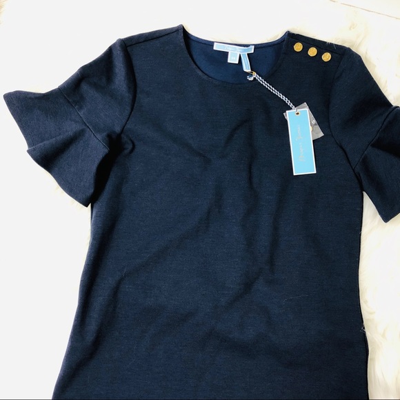 Draper James | Bell Sleeve Shift Dress - Picture 4 of 8